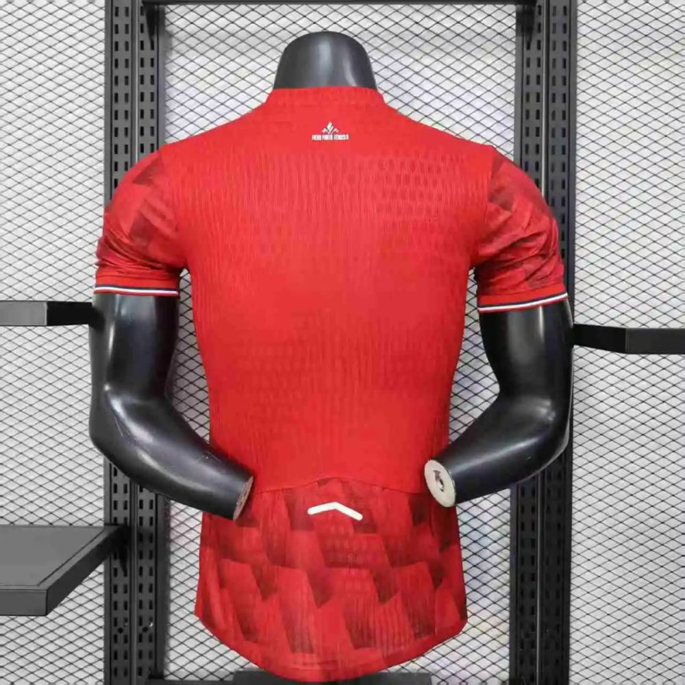 2025/26 Lille OSC Home Red Jersey Player Version