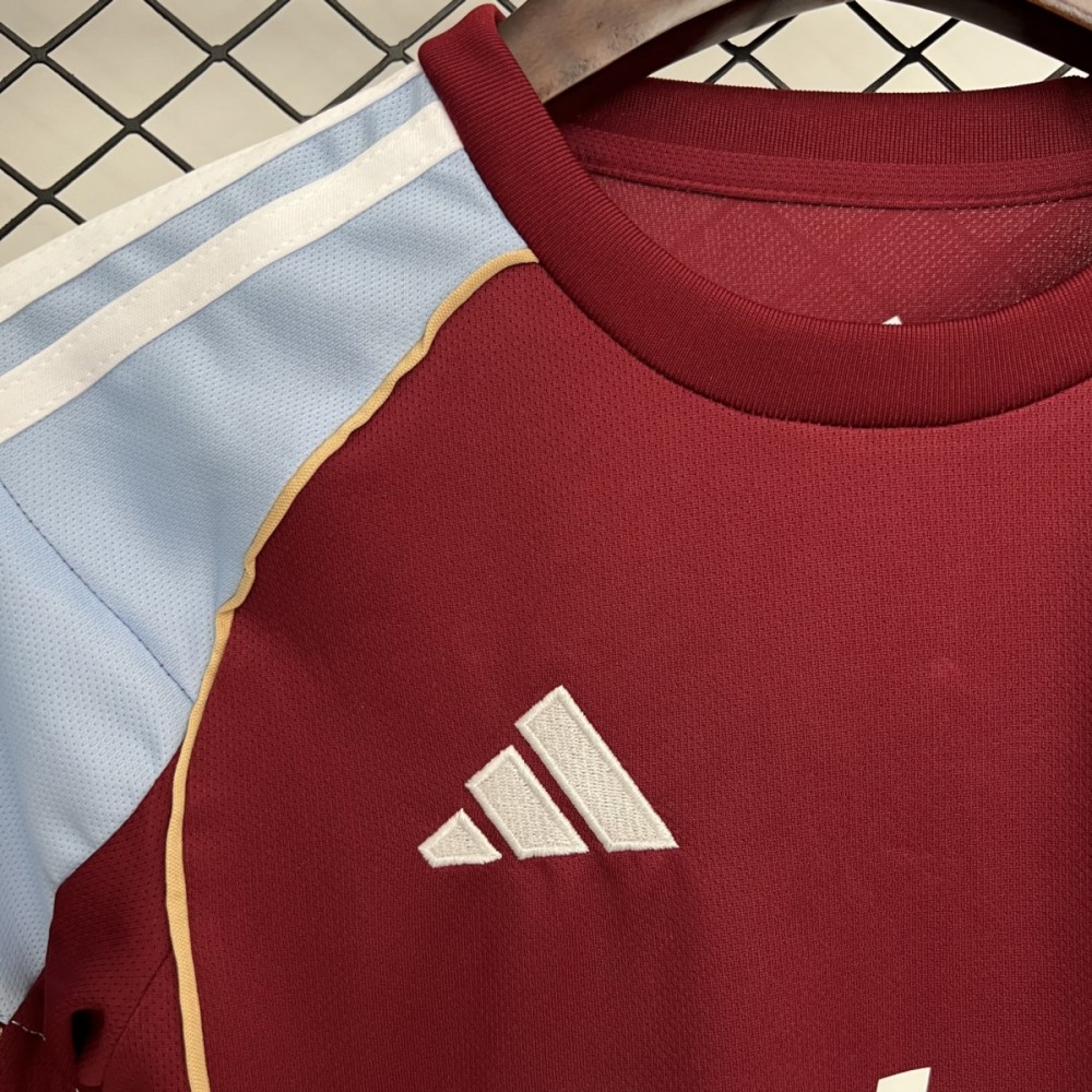 2025/26 Aston Villa Home jersey kids Kits size: 16-28