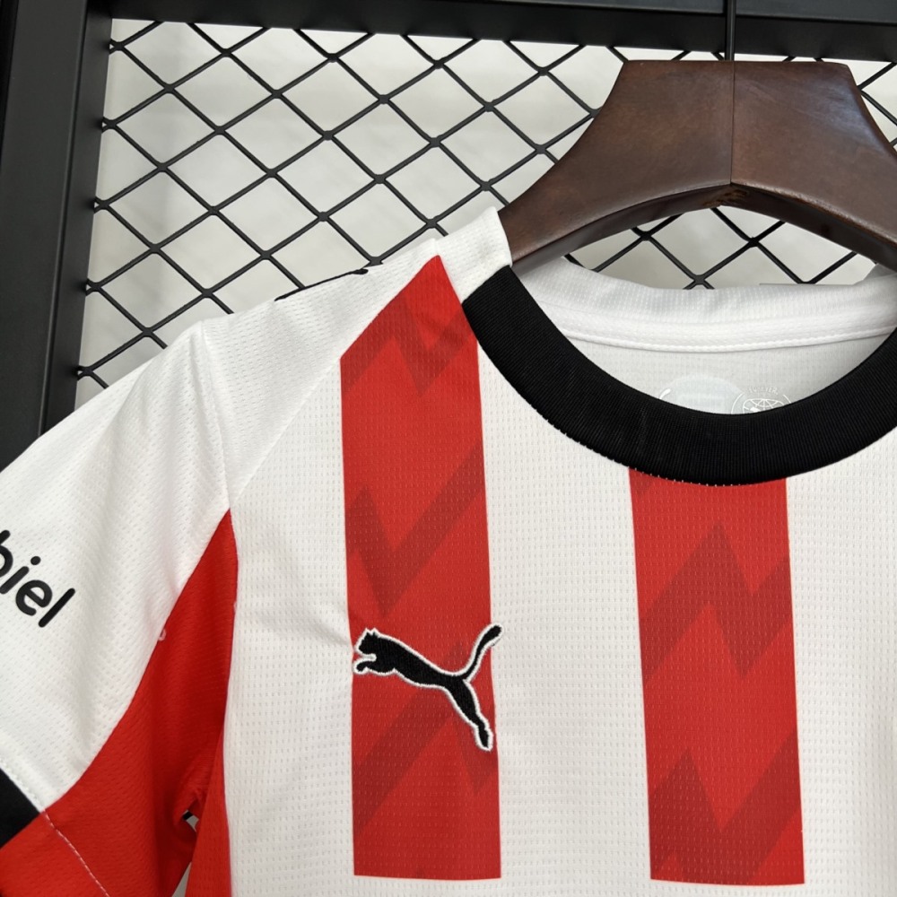 2025/26 PSV Eindhoven Home jersey Kid Kits Size 16-28