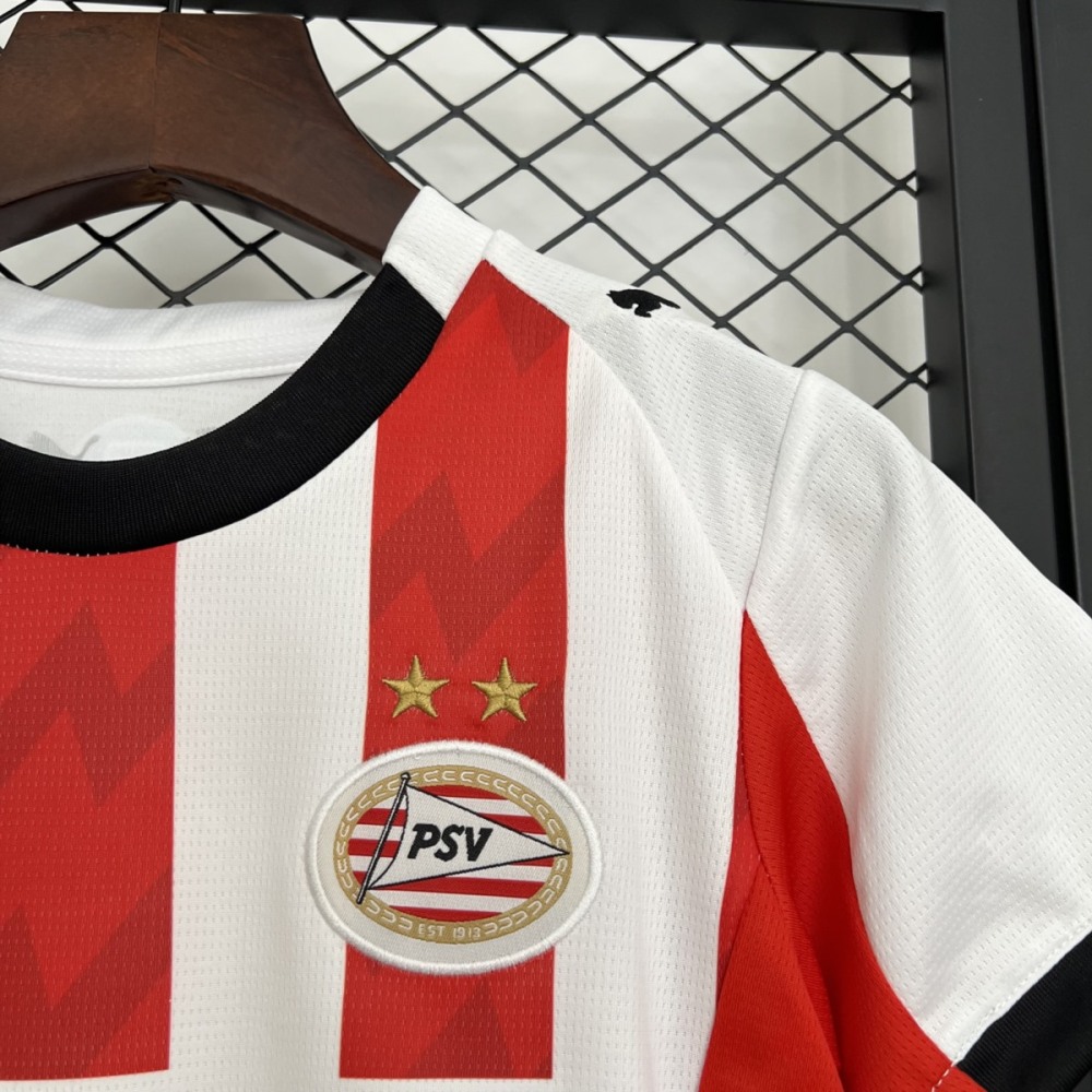 2025/26 PSV Eindhoven Home jersey Kid Kits Size 16-28