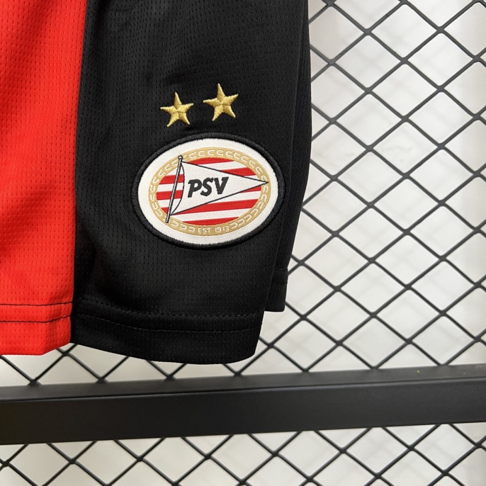 2025/26 PSV Eindhoven Home jersey Kid Kits Size 16-28