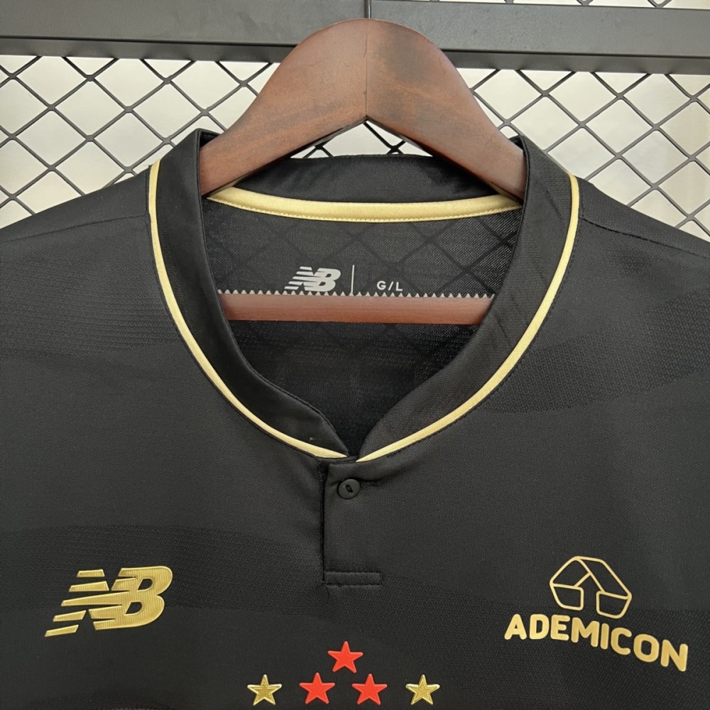 2025/26 Sao Paulo Second Away Black jersey Fan Version