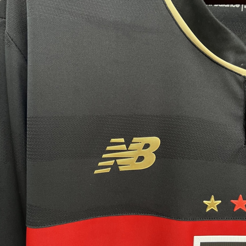 2025/26 Sao Paulo Second Away Black jersey Fan Version