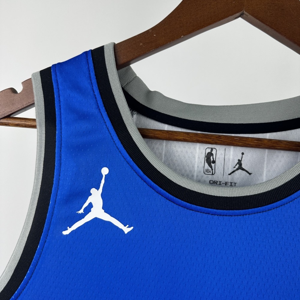 NBA Orlando Magic 2025/26 Round Neck Jordan Edition Black Jersey HARDAWAY#1 S-XXL