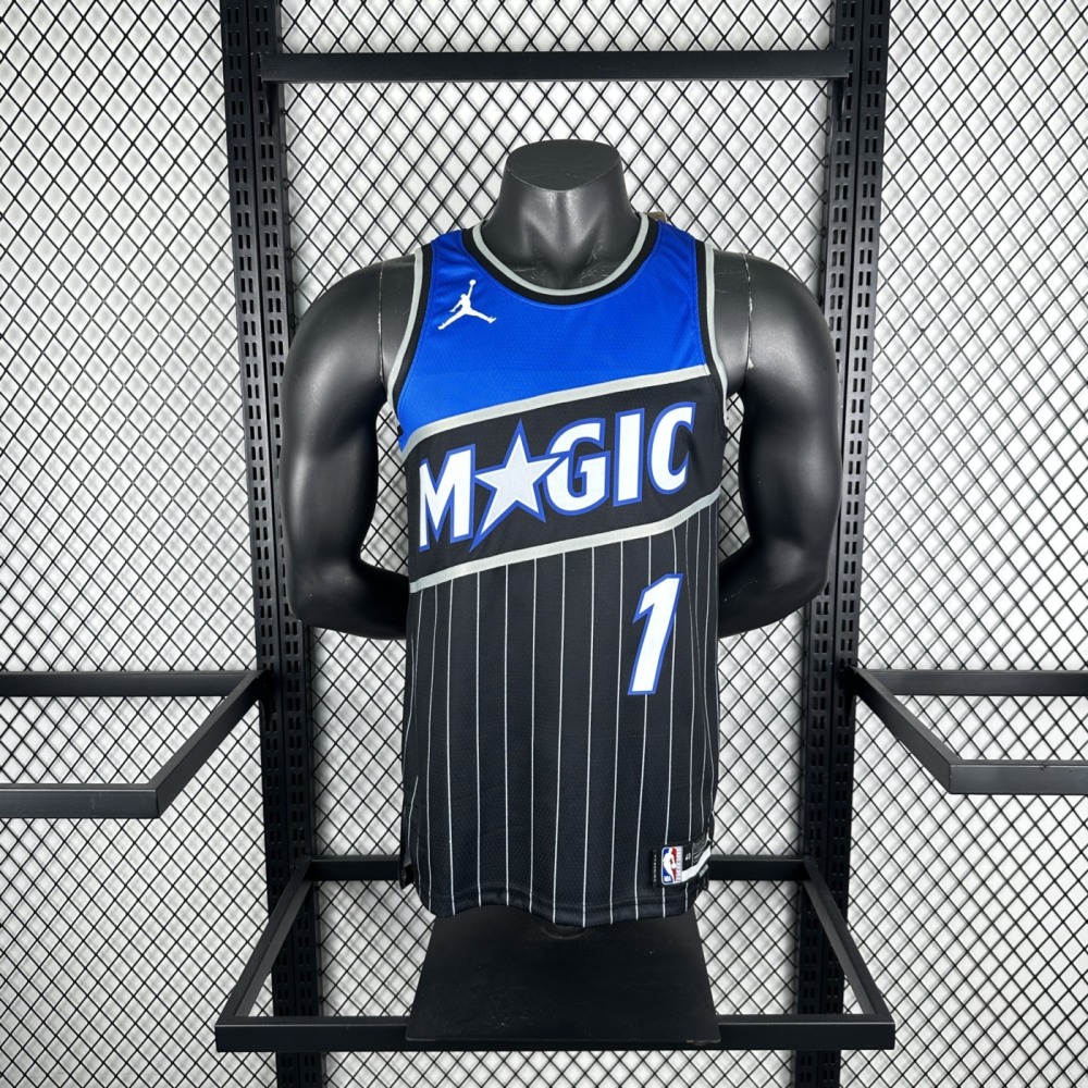 NBA Orlando Magic 2025/26 Round Neck Jordan Edition Black Jersey HARDAWAY#1 S-XXL
