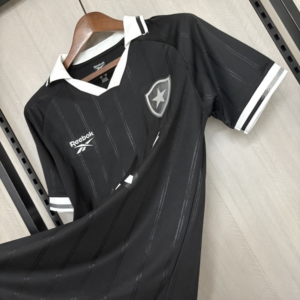 Botafogo 2025/26 Away Black Jersey Fan Version