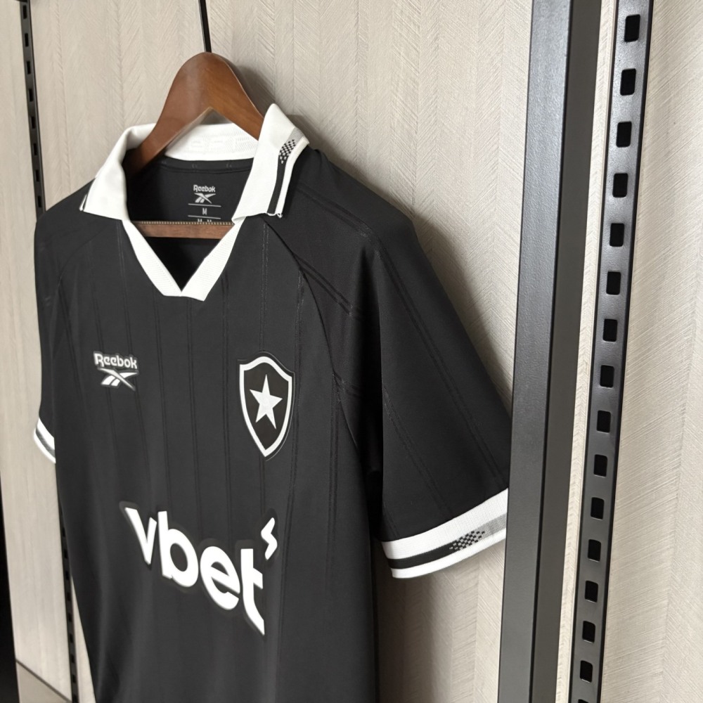 Botafogo 2025/26 Away Black Jersey Fan Version