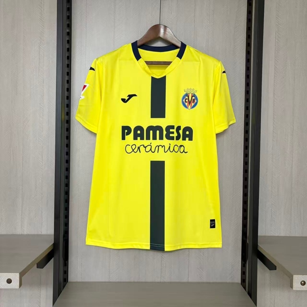 2025/26 Villarreal CF Home Jersey Fan Version