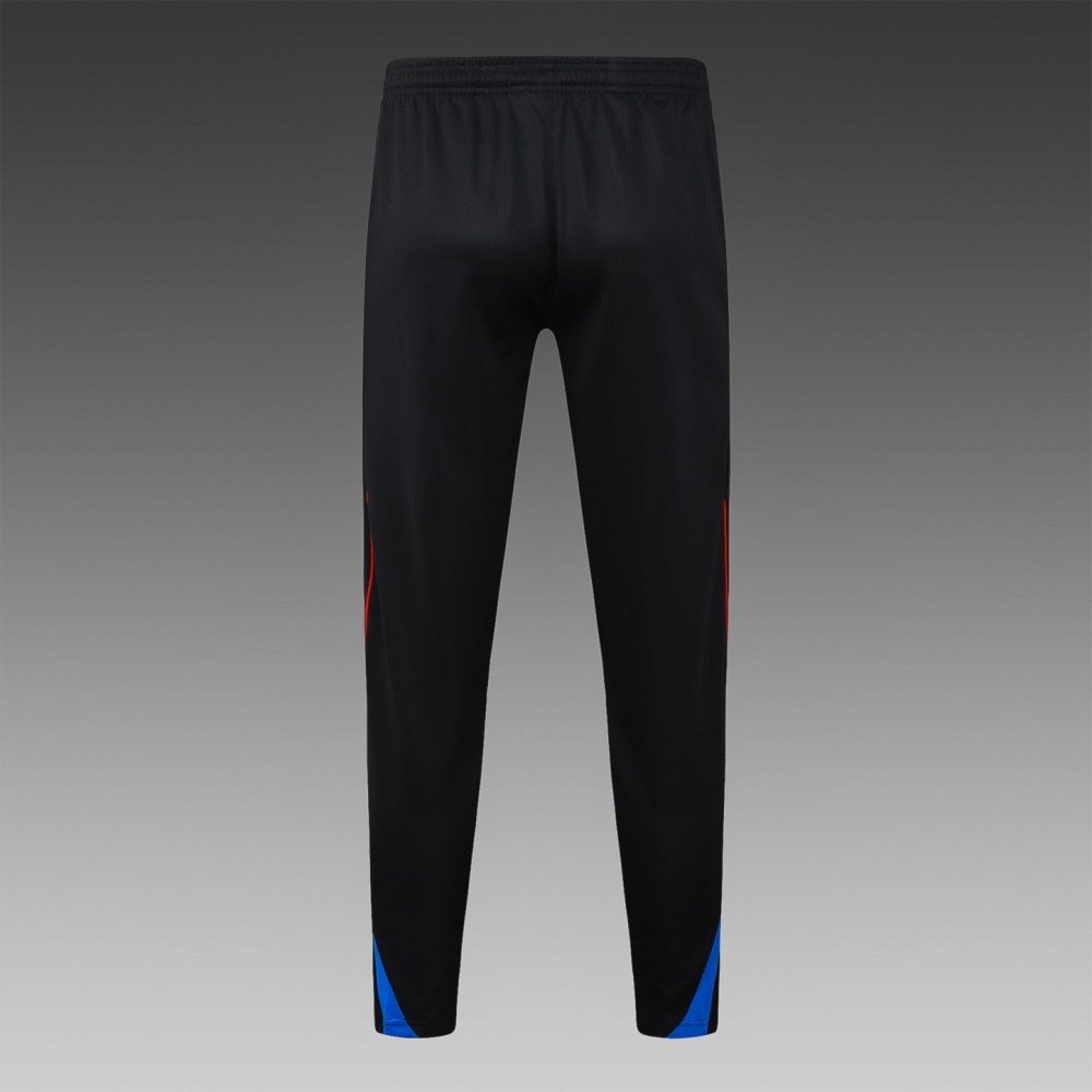 202526 Manchester United Bright Blue Long-sleeved half-pull training kit Football team kit
