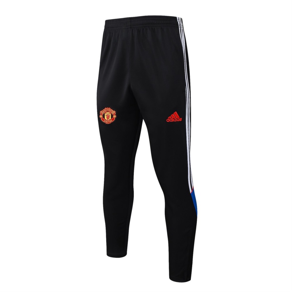 202526 Manchester United Bright Blue Long-sleeved half-pull training kit Football team kit