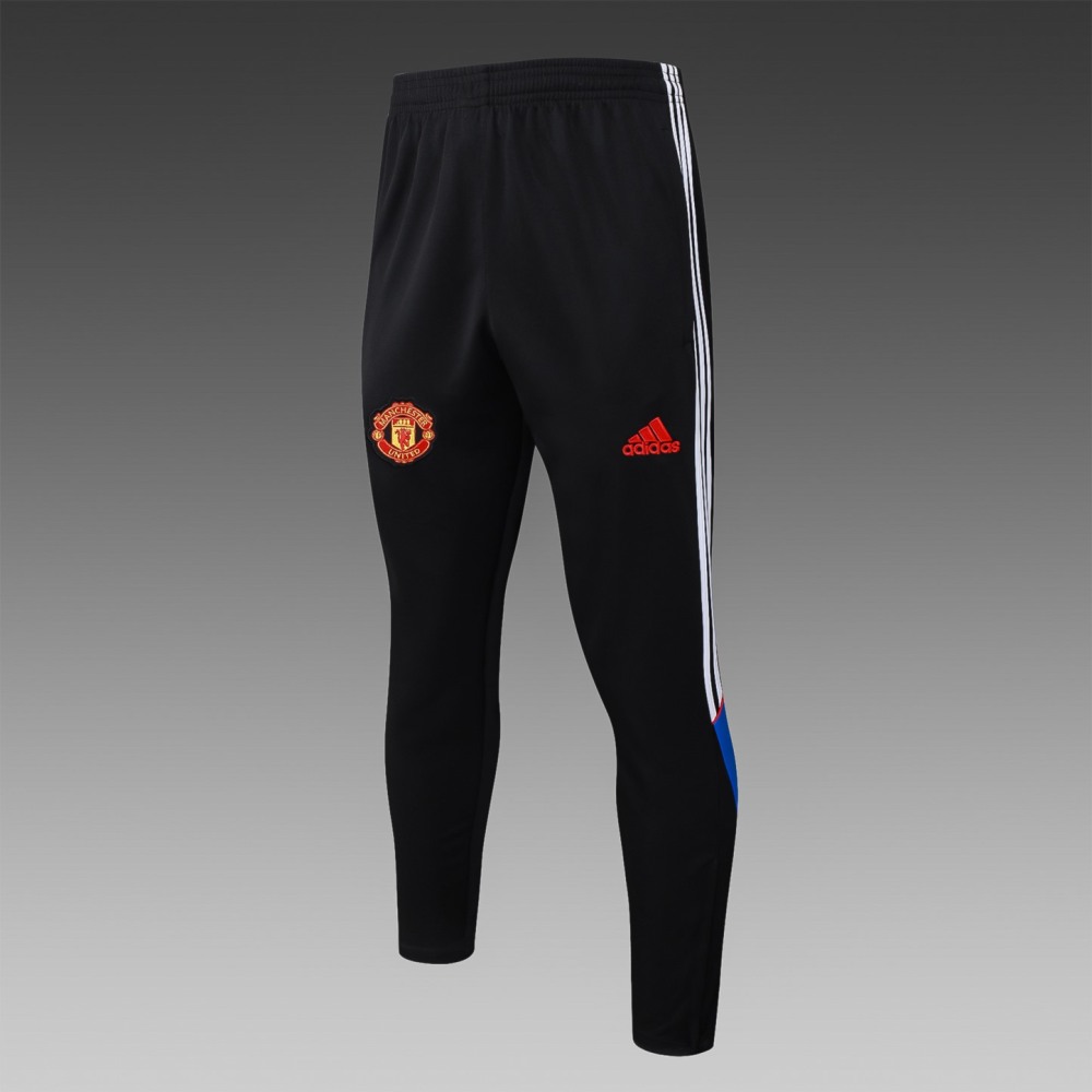 202526 Manchester United Bright Blue Long-sleeved half-pull training kit Football team kit