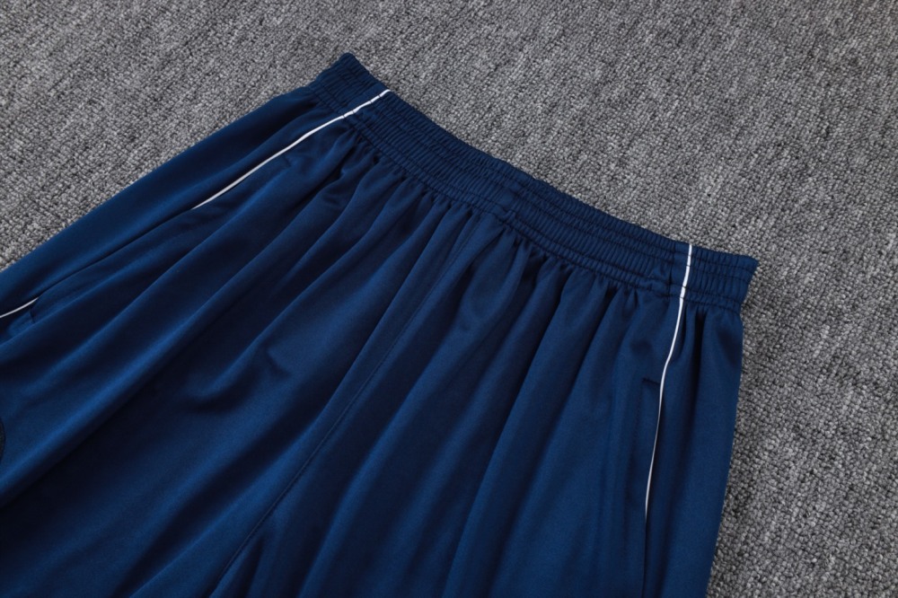 202526 Riyadh royal blue Long-sleeved half-pull training kit Football team kit