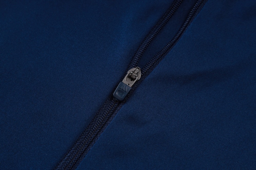 202526 Riyadh royal blue Long-sleeved half-pull training kit Football team kit
