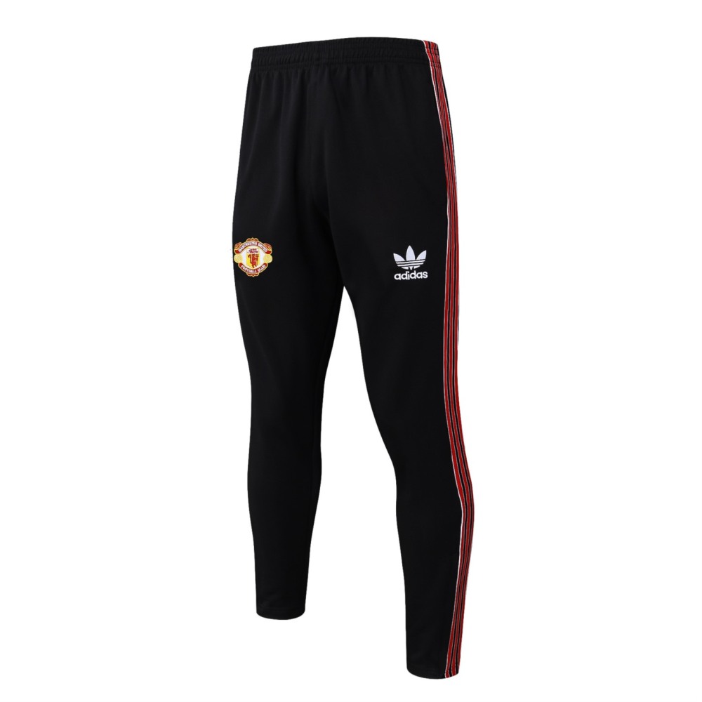 2025/26 Manchester United Black Jacket Training Suit Set Football Team Shirt Sports Fashion