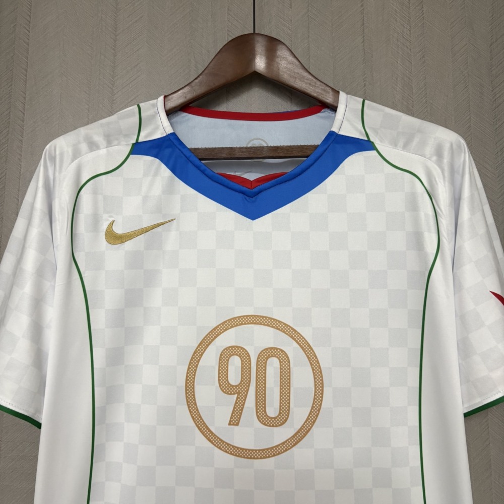 2025 Nike T90 jersey White and Blue Fan version