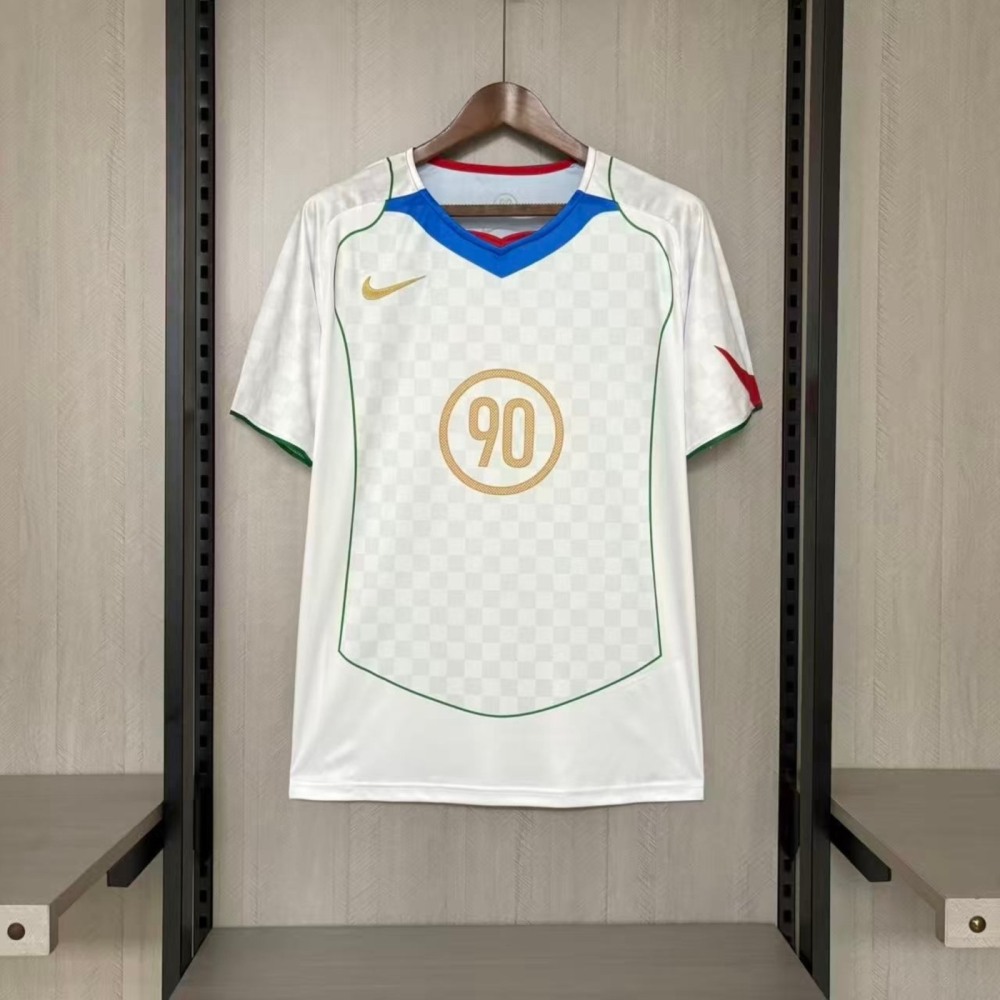 2025 Nike T90 jersey White and Blue Fan version