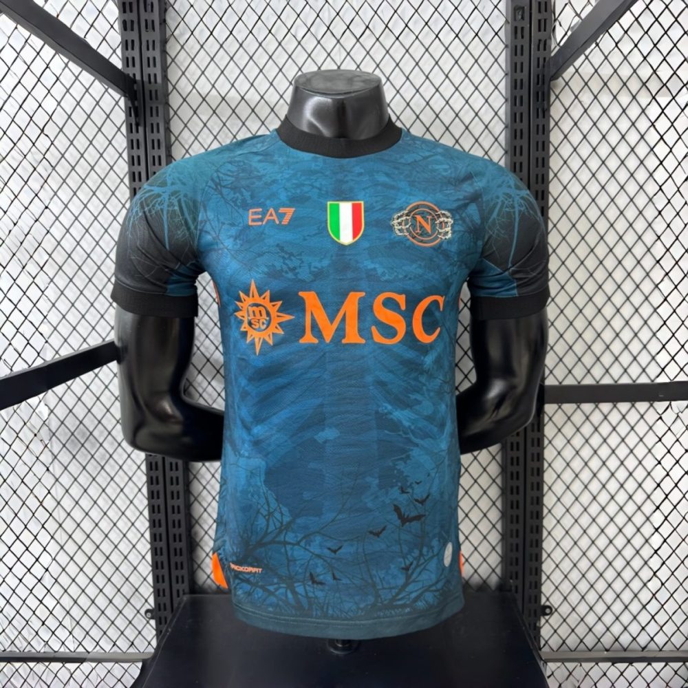 2025/26 Napoli Halloween Edition Blue Jersey Player Version