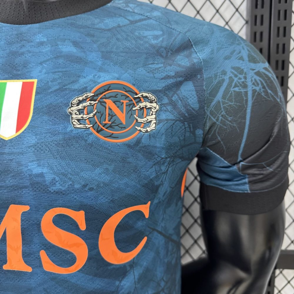 2025/26 Napoli Halloween Edition Blue Jersey Player Version