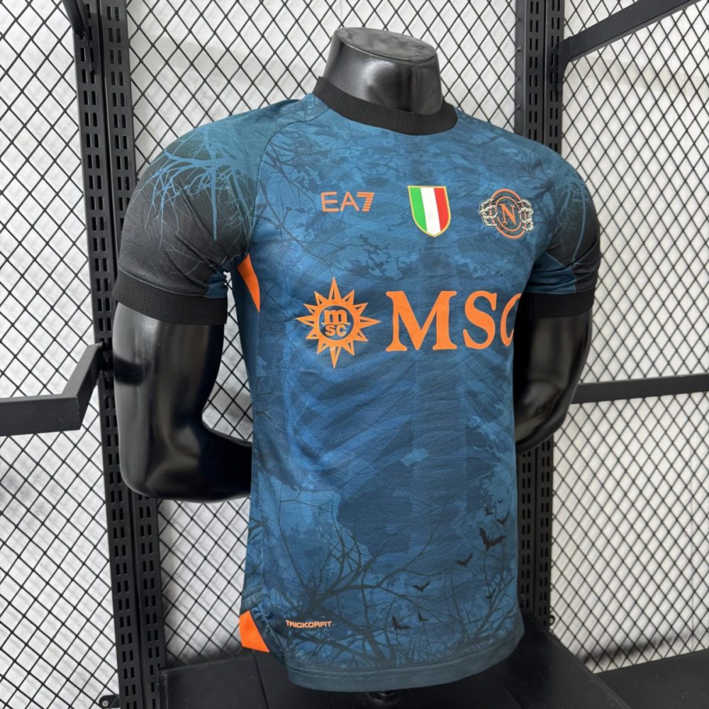 2025/26 Napoli Halloween Edition Blue Jersey Player Version