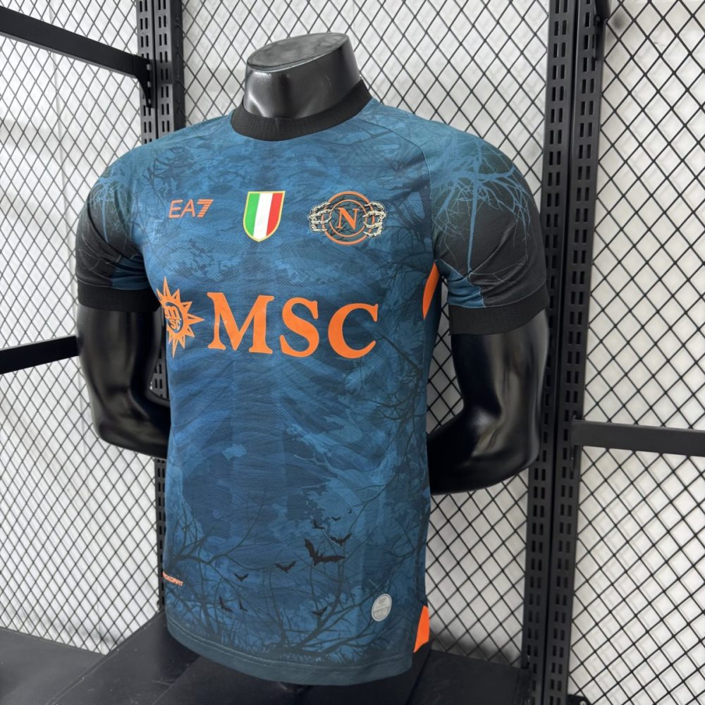 2025/26 Napoli Halloween Edition Blue Jersey Player Version