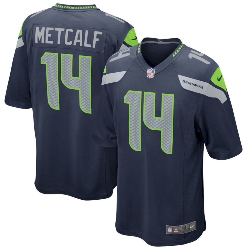 NFL Seattle seahawks Jeysey METCALF #14