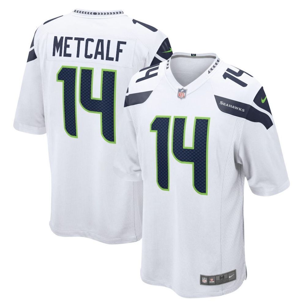 NFL Seattle seahawks Jeysey METCALF #14