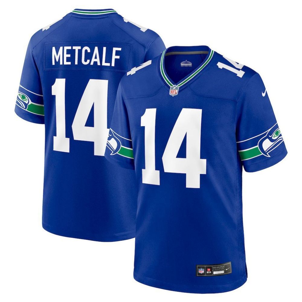 NFL Seattle seahawks Jeysey METCALF #14
