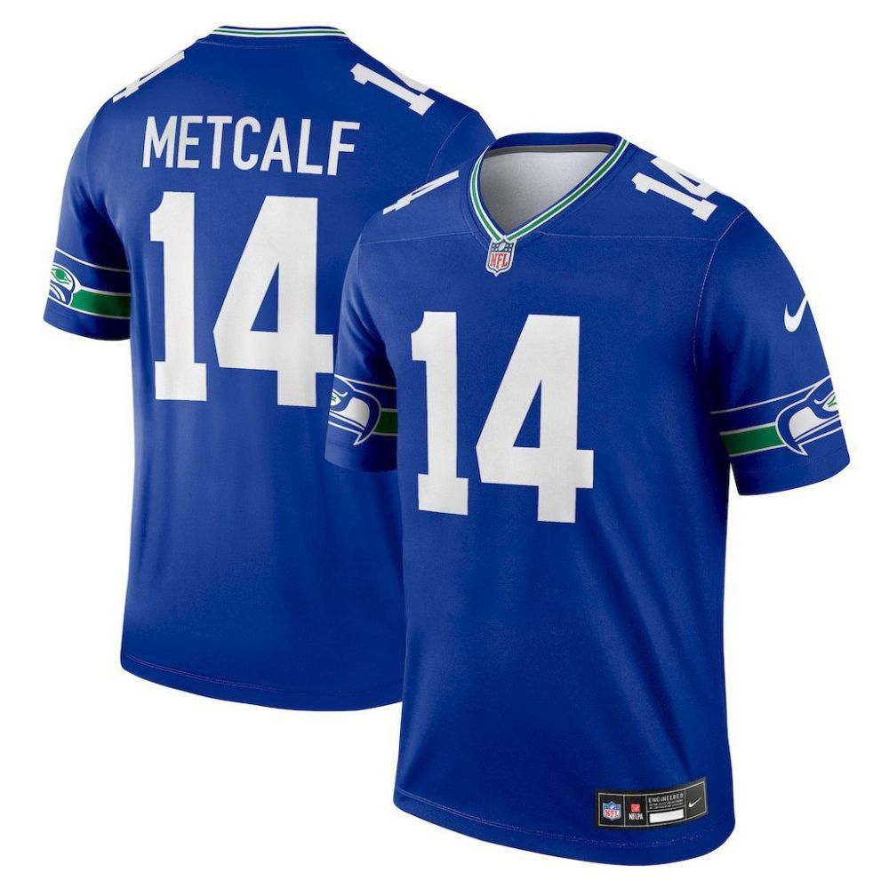 NFL Seattle seahawks Jeysey METCALF #14
