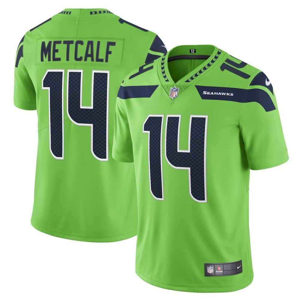 NFL Seattle seahawks Jeysey METCALF #14
