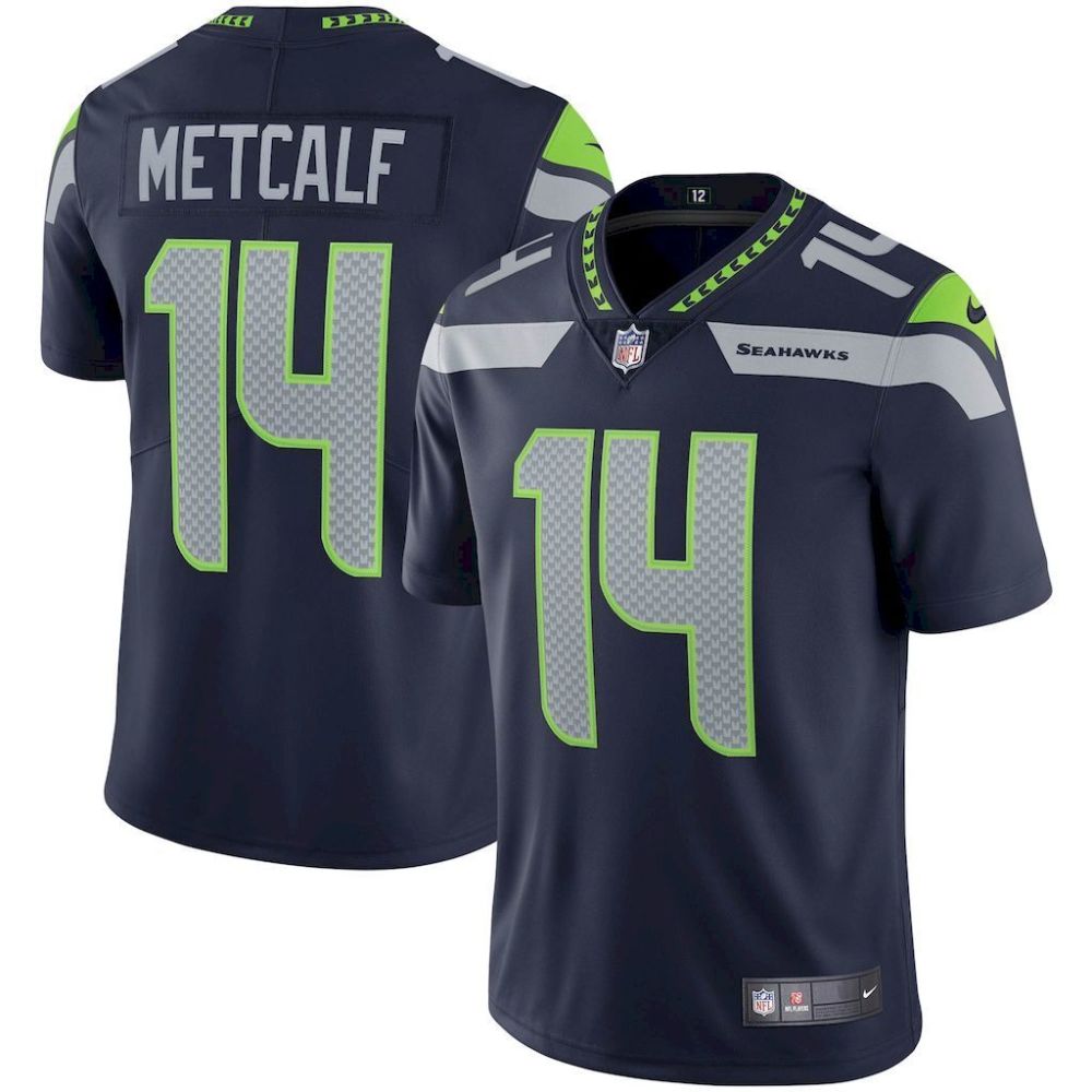 NFL Seattle seahawks Jeysey METCALF #14