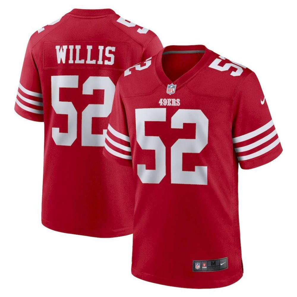 NFL San Francisco 49ers Jeysey WILLIS # 52