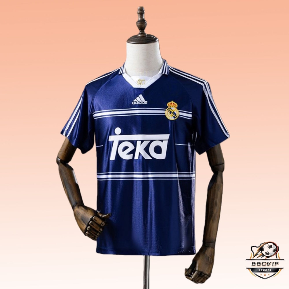 Real Madrid Retro 98/99 Black jersey Fan Version