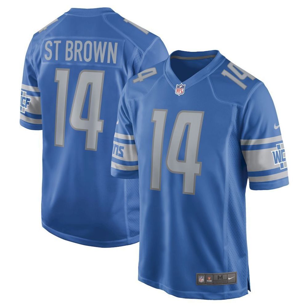 NFL Detroit Lions Jeysey ST BROWN #14