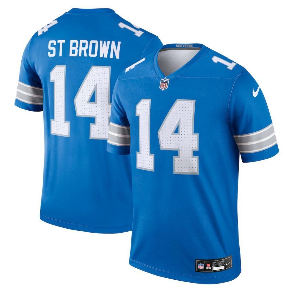 NFL Detroit Lions Jeysey ST BROWN #14