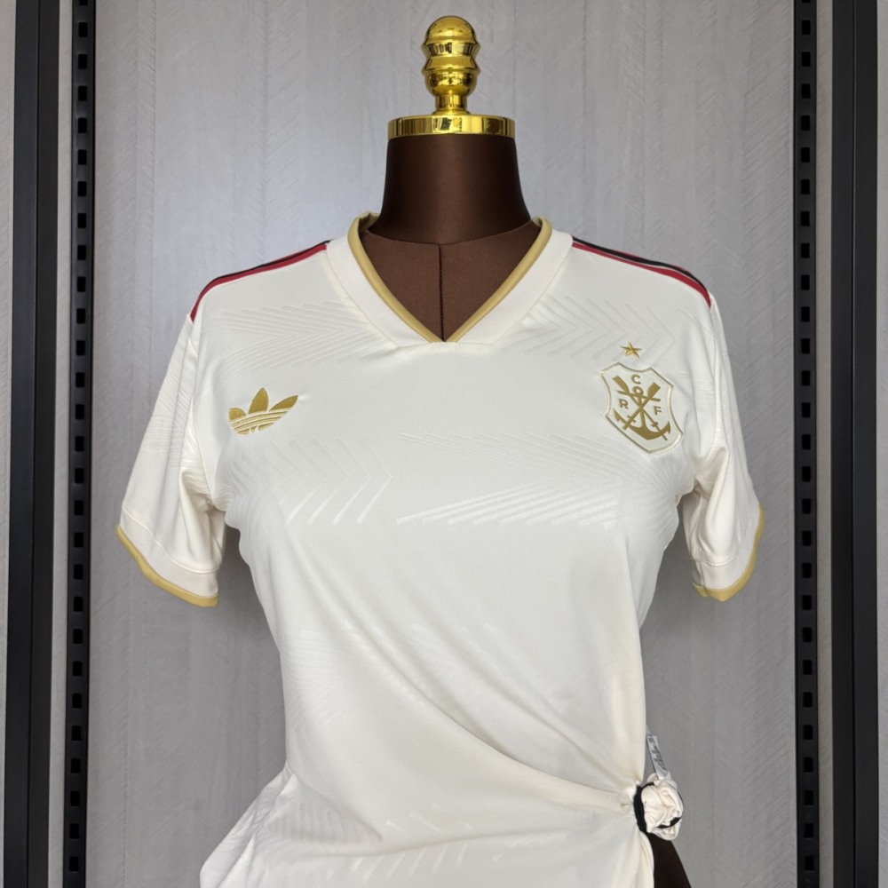 25/26 Women's Flamengo Second Away Beige Jersey Fan Version
