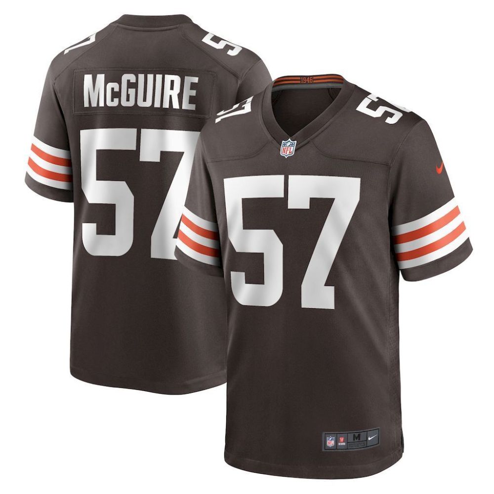 NFL Cleveland Browns Jeysey McGUIRE #57