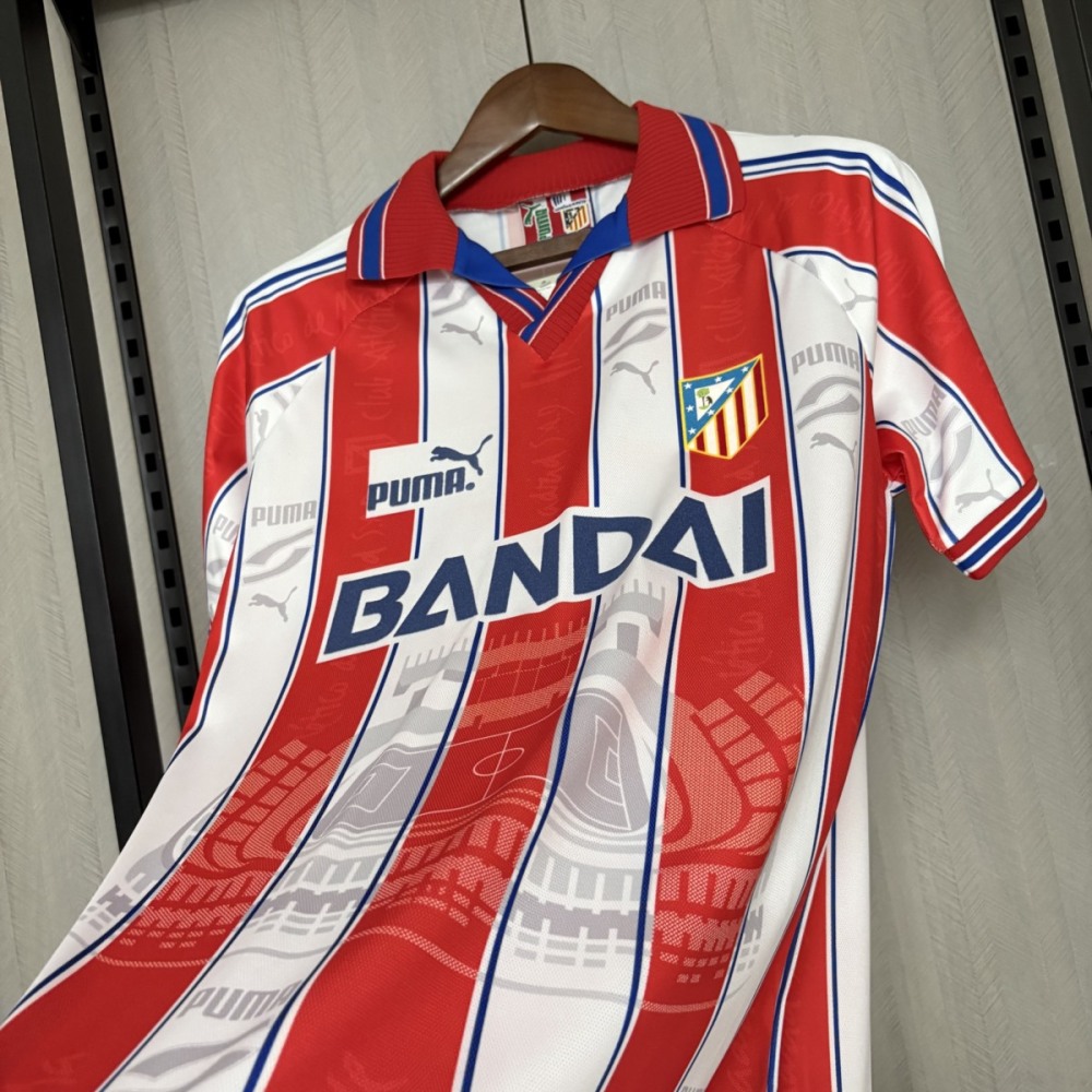 Retro Atletico Madrid 96/97 home jersey Fan Version