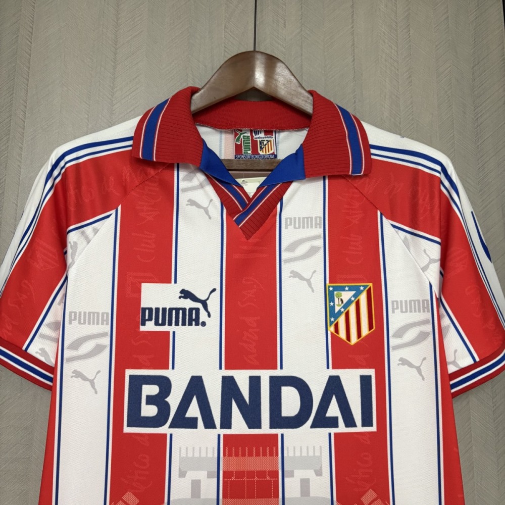 Retro Atletico Madrid 96/97 home jersey Fan Version