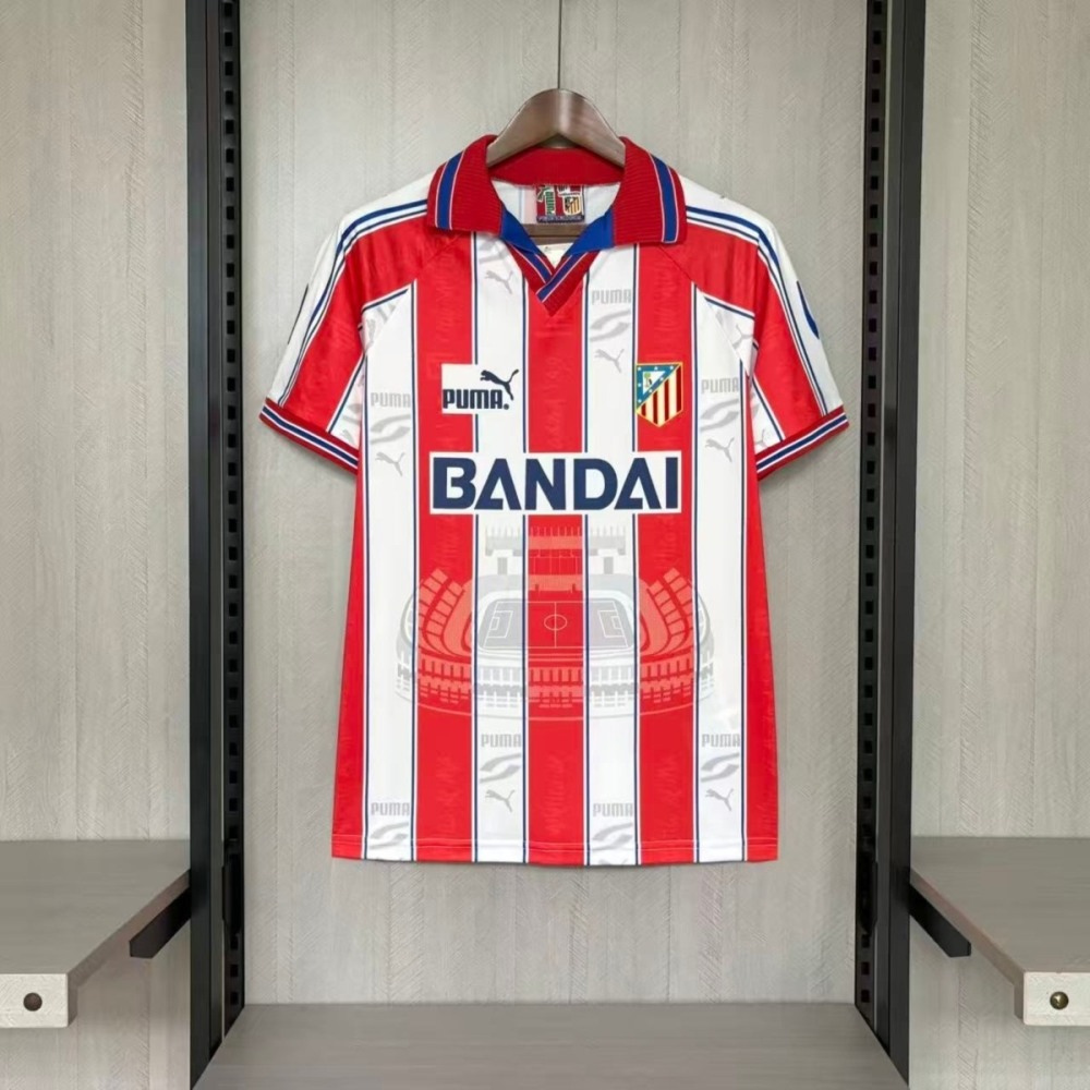 Retro Atletico Madrid 96/97 home jersey Fan Version
