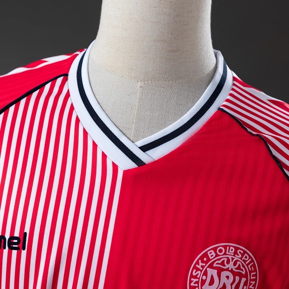 Retro Denmark 1986 Home jersey Fan Version