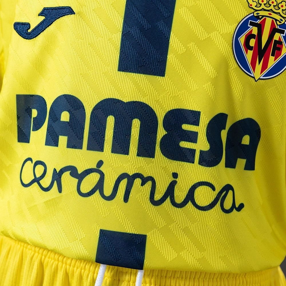 2025/26 Villarreal Home jersey Kid Kits Size 16-28