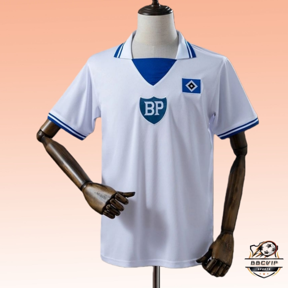Retro Hamburger SV 1979/80 Home White jersey Fan Version