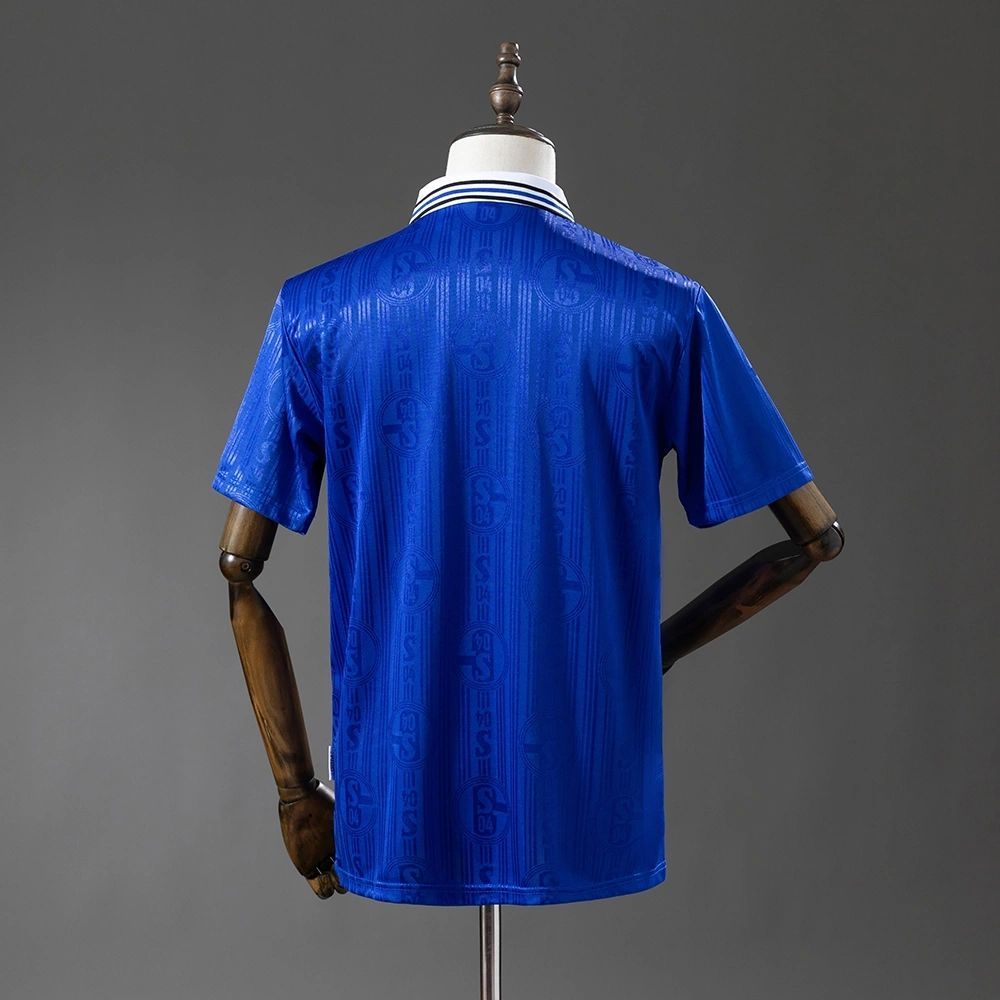 Retro 1996/97 Schalke 04 Home jersey Fan Version