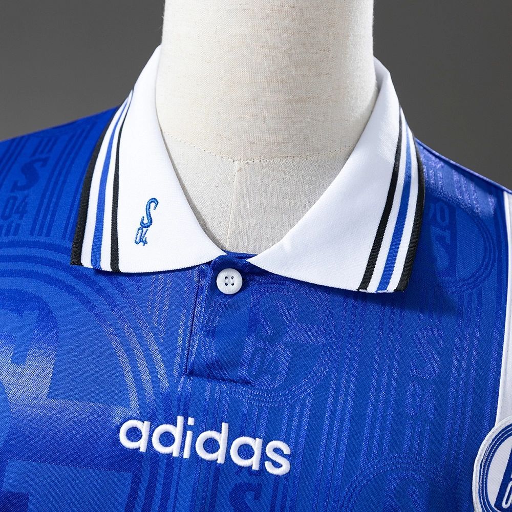 Retro 1996/97 Schalke 04 Home jersey Fan Version