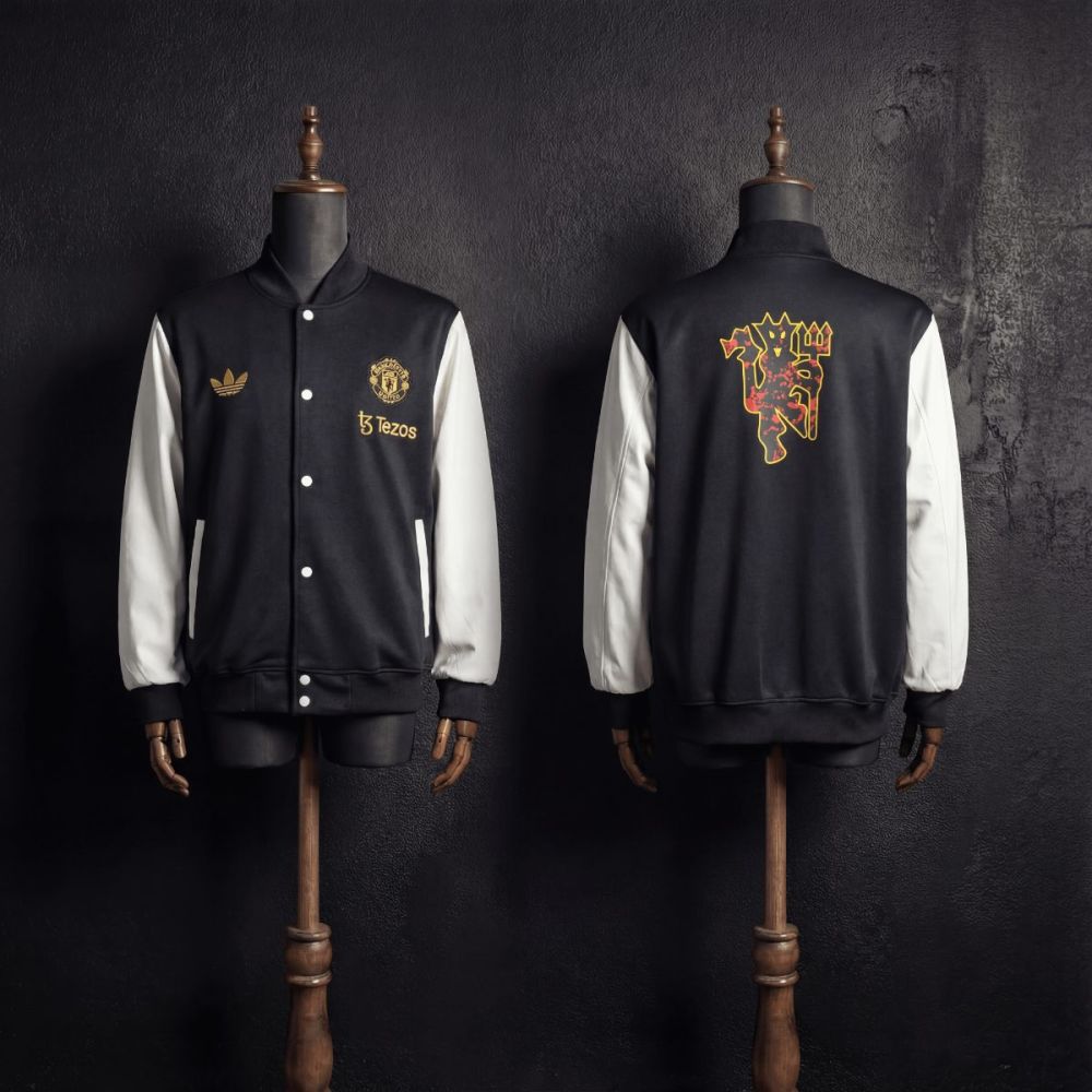 2026 Manchester United Black Windbreaker Sport Unifom
