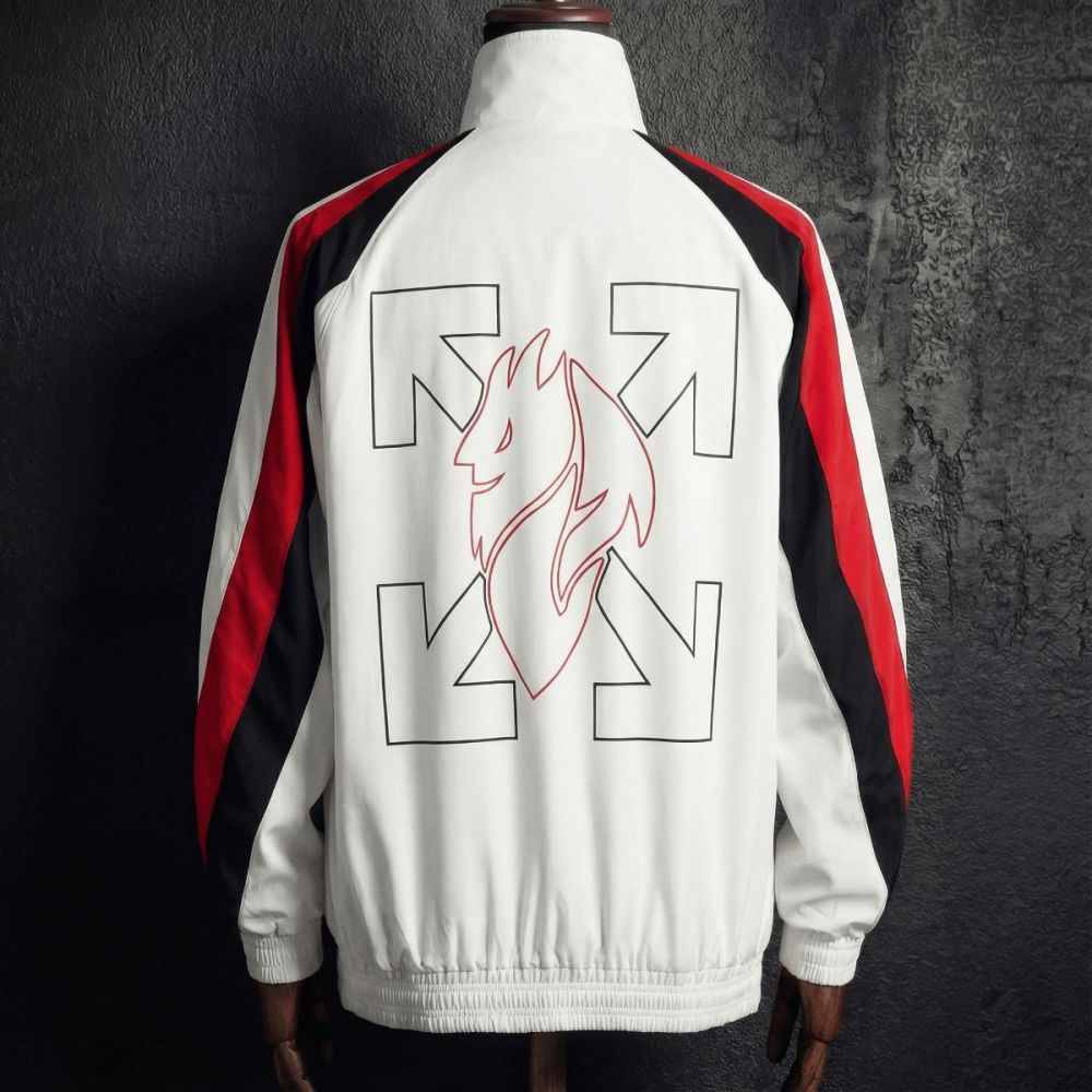 2026 AC Milan Co-Branded White Windbreaker Sport Unifom jersey Sport Unifom