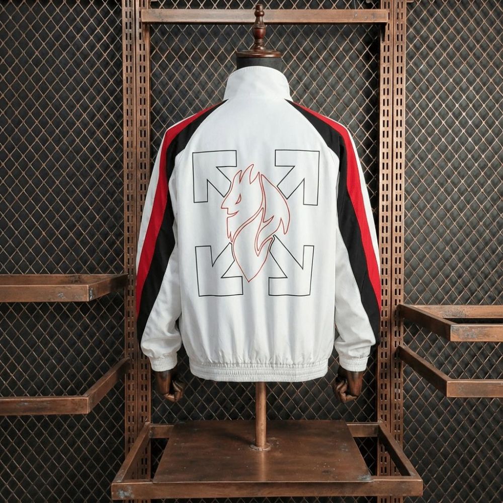 2026 AC Milan Co-Branded White Windbreaker Sport Unifom jersey Sport Unifom