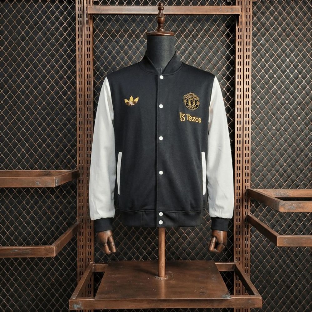 2026 Manchester United Black Windbreaker Sport Unifom