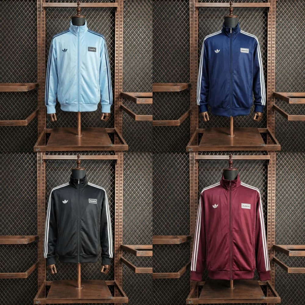 Oasis Live '25 Three-Striped Training Suit Football Team Shirt Sports Fashion