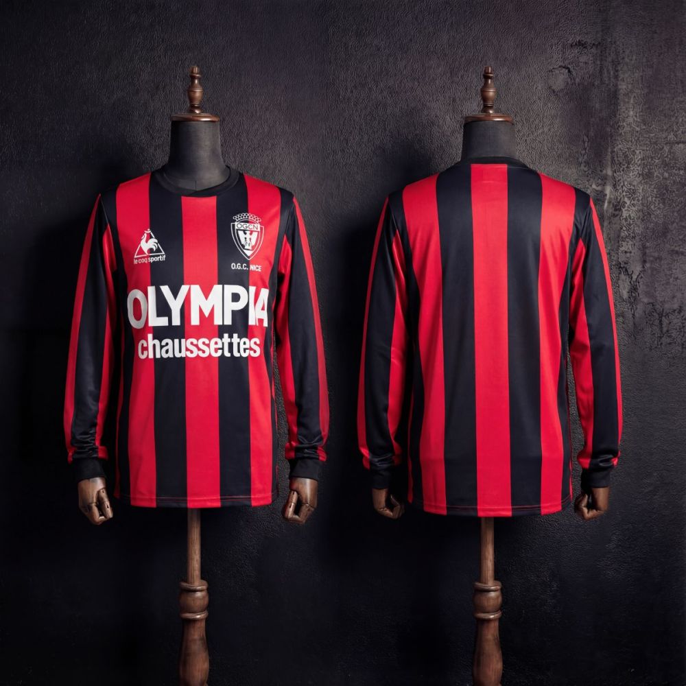 Retro OGC Nice 1977/78 Home jersey Fan Version